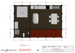 8mtrs x 5.3mtrs Single Bedroom Cottage Module - Image 10