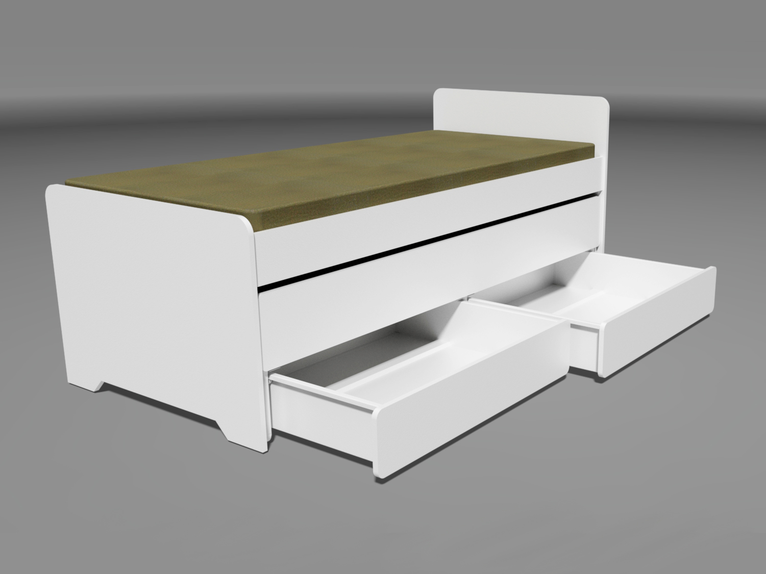 Single Bed With Draw Out Underbed And Storage Drawers - Image 3